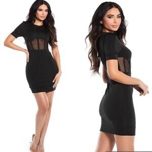Yandy Cutout Bodycon Elegant Dress Size Medium New Without Tags